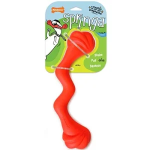 Nylabone Springa Creative Lightweight Flexible and Floating Fetch and Tug Dog Toy