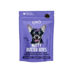 Nutrisource Nutty Butter Bites Plant Protein Dog Treats