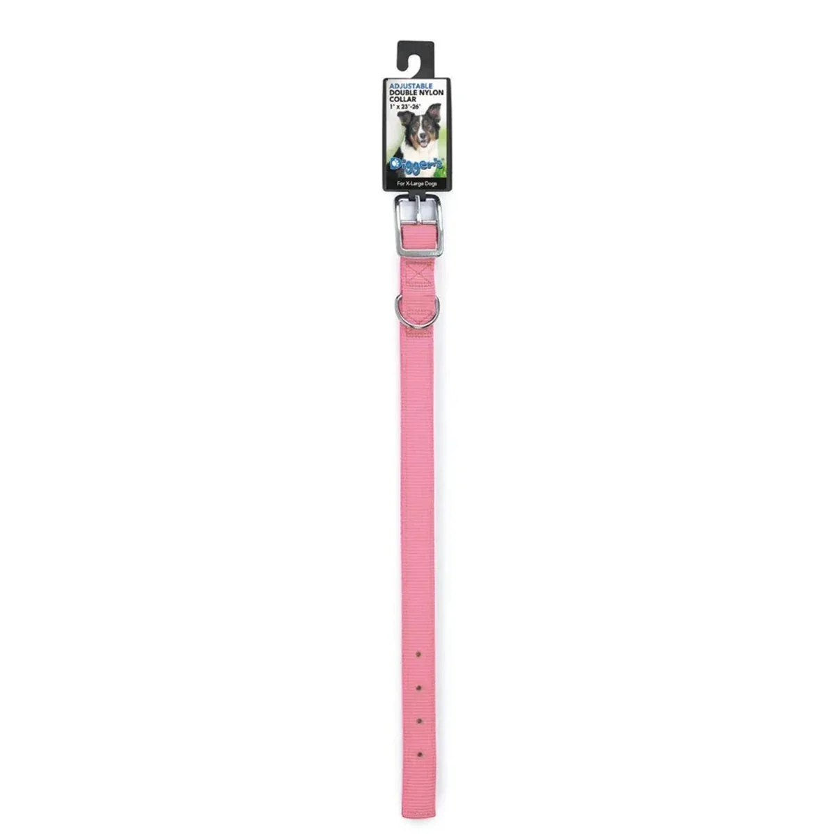 DGR 1 in Nylon Collar 28 in Neon Pink - Image 2