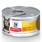 Hill's Science Diet Adult Urinary Hairball Control Savory Chicken Entree Wet Cat Food
