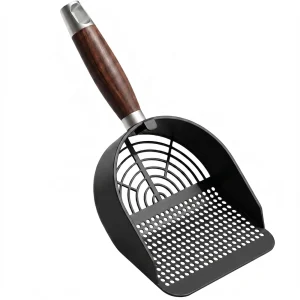 Petverse Stainless Steel Circle Pattern Scooper for Cats