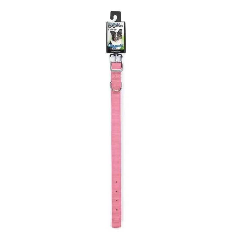 DGR 1 in Nylon Dog Collar 22 in Pink - Image 2
