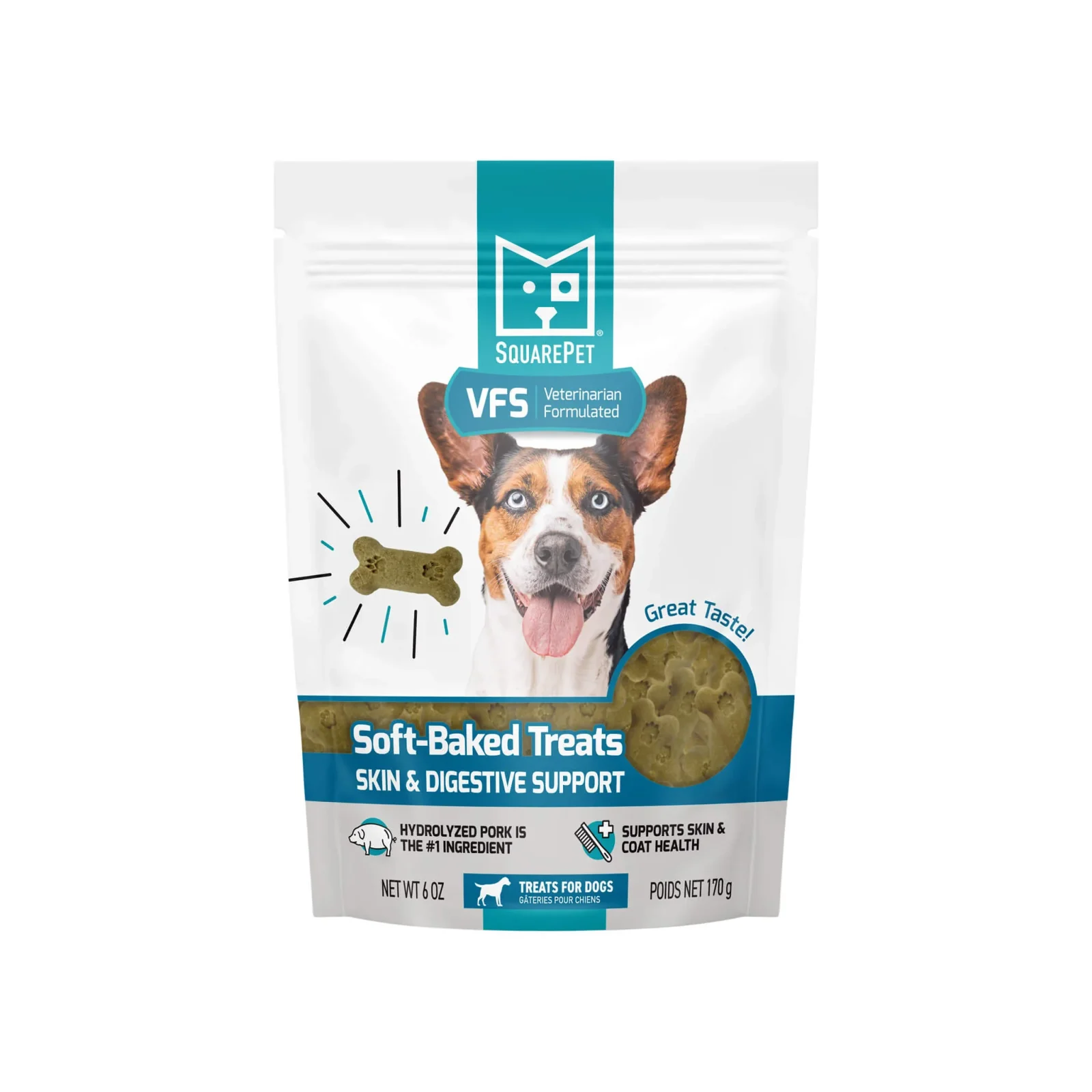 Square Pet VFS Skin & Digestive Support Soft Baked Dog Treats