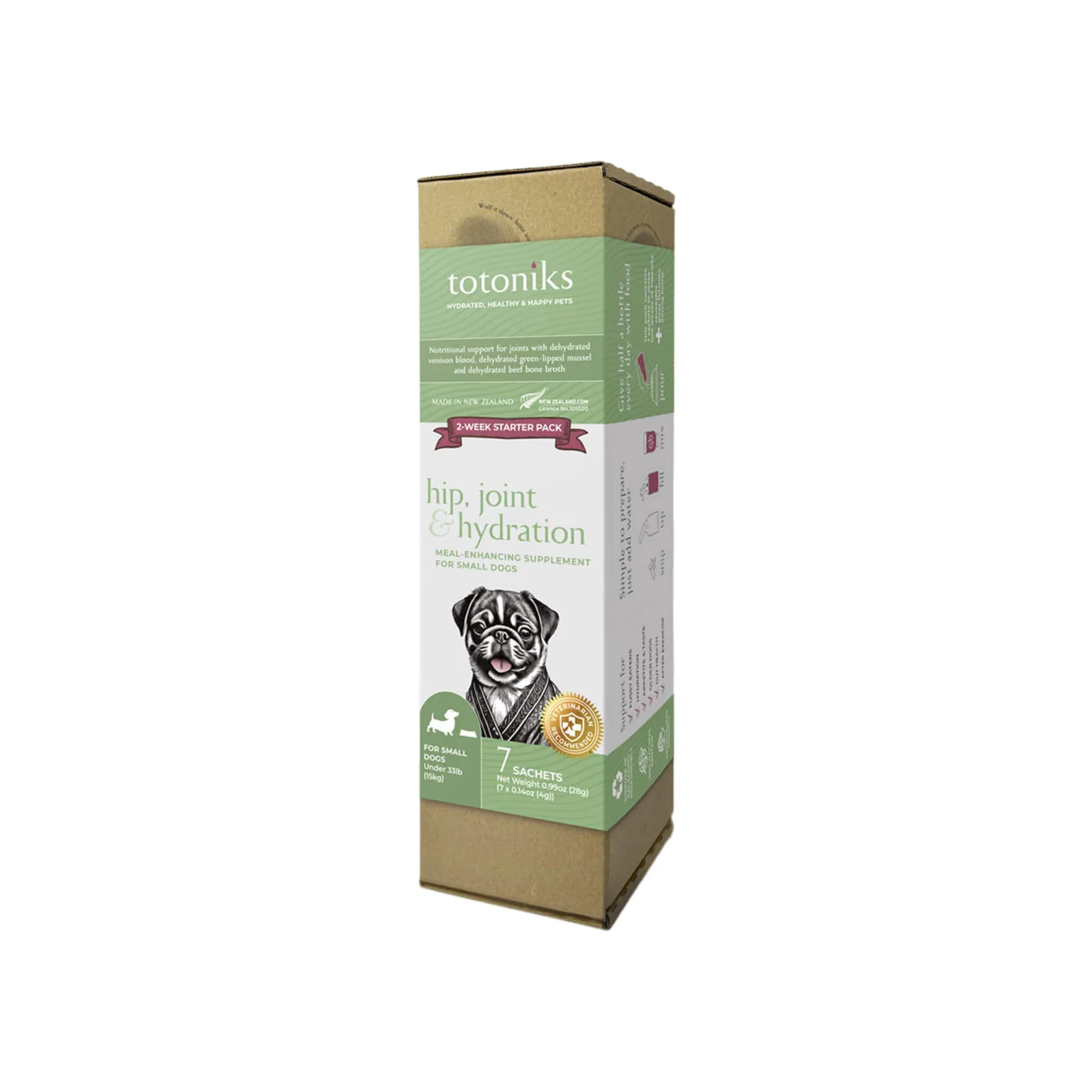 Totoniks Hip, Joint & Hydration Venison Blood Dehydrated Topper for Dogs