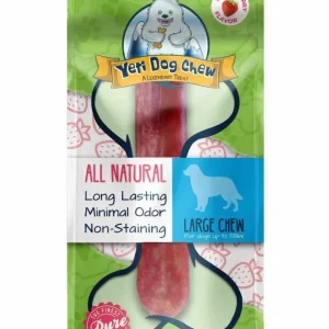 Yeti Dog Chews Strawberry Large Chews 1 ct 3.5 oz