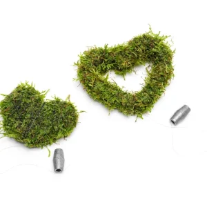 Heart Shaped Christmas Moss Wreath