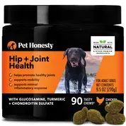 Pet Honesty Hip + Joint Health Chicken Flavored Soft Chews Hip and Joint Mobility Supplement for Dogs