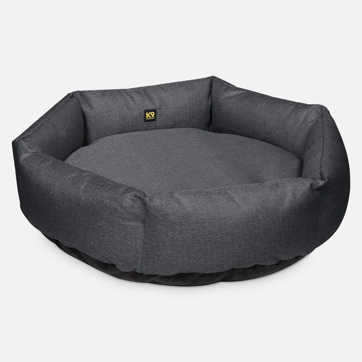 Tough Ripstop™ Round Bolster Pillow Dog Bed - Image 2