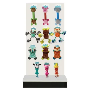 PPB Multi Texture Dog Toy Asst POG 24 ct