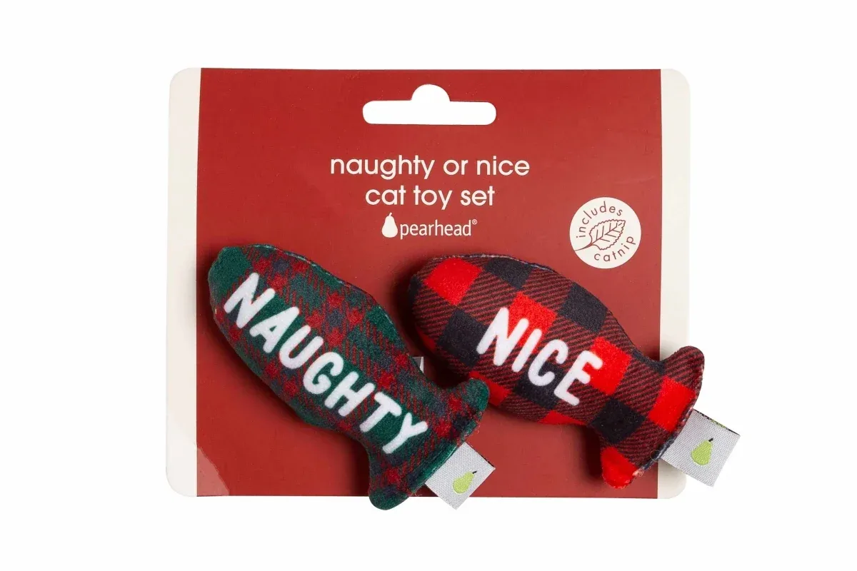 Pearhead Naughty Or Nice Cat Toy Set - Image 2