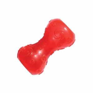 KONG Squeezz Dumbbell Squeaky Dog Chew Toy - Small Assorted