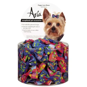 AR Puppy Love Bow Canister 100 ct