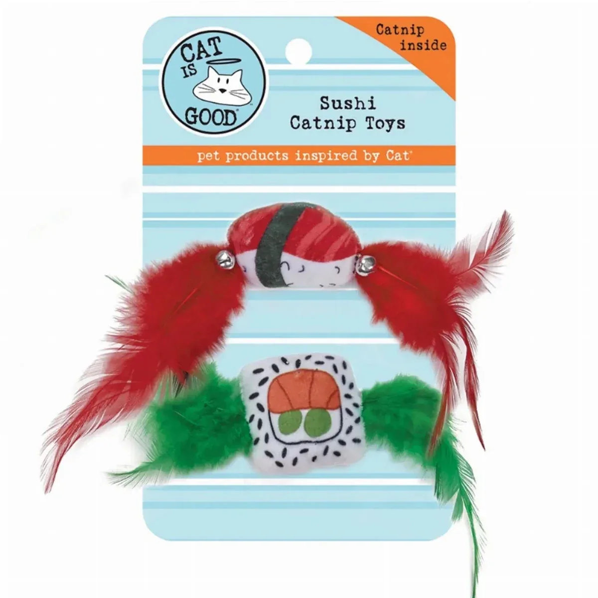 CIG Sushi Catnip Cat Toy, 2-Count