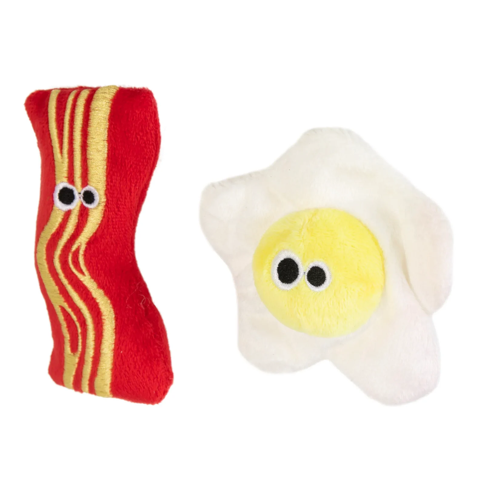 Mad Cat Brunch Buddies Brunch Buddies Bacon N' Eggs Catnip & Silvervine Cat Toy - Image 2