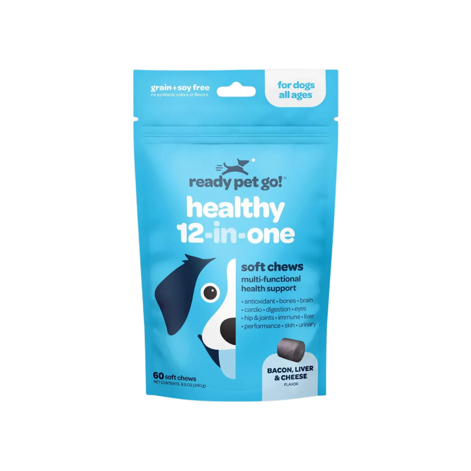 Ready Pet Go! Healthy 12-in-1 Multivitamin Supplement for Dogs