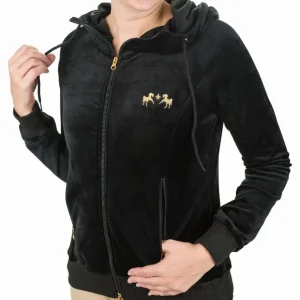 JPC Equestrian Equine Couture Ladies Coco Velvet Jacket, Black