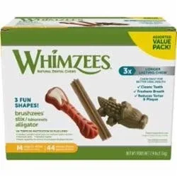 Whimzees Dog Value Box Medium 46.6 oz