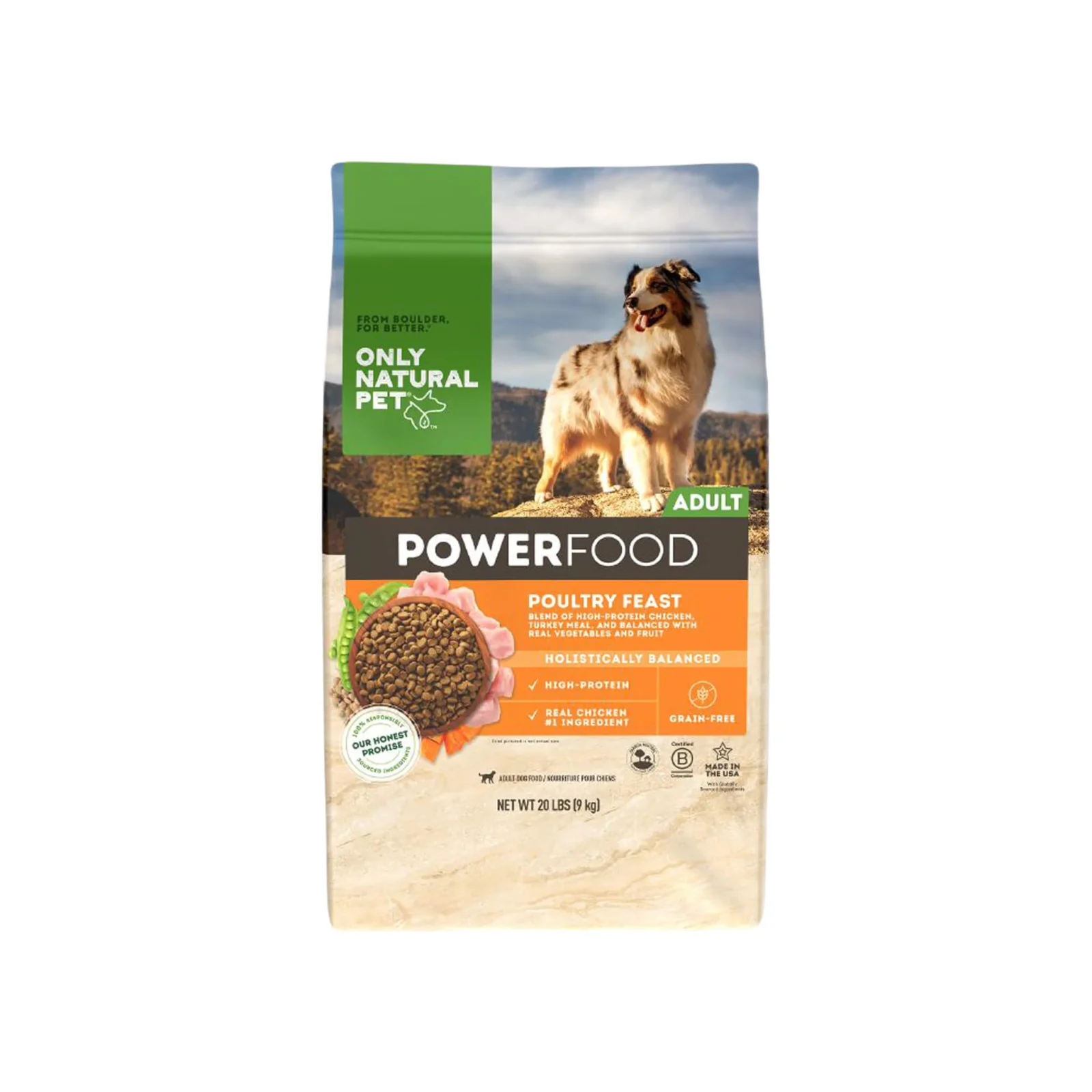 Only Natural Pet PowerFood Grain Free Dog Food
