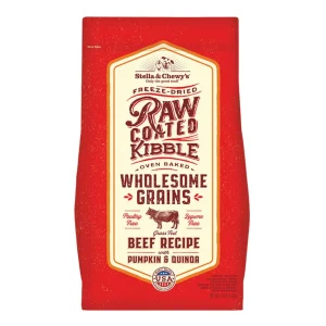 Stella & Chewy's Dog Wholesome Grain Raw Coated Beef, 22 lb