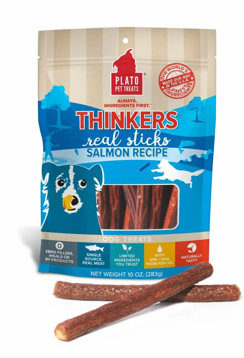 Plato Thinkers Freeze-Dried Salmon - 100% Pure Single-Ingredient Training Dog Treats for Dogs (18 oz) - Image 2