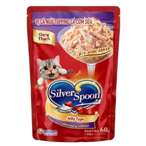 Unicharm Silver Spoon Pouched Jelly Shirasu Cat Wet Food