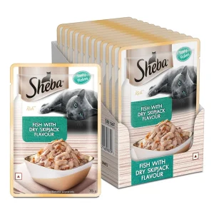 Sheba Fish with Skipjack Premium Cat Wet Food