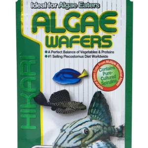 Hikari USA Algae Wafers Rapidly Sinking Wafer Fish Food, 0.7 oz