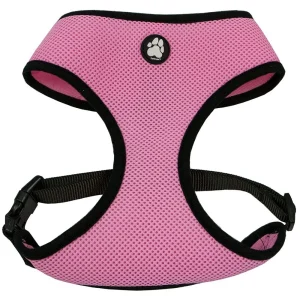 Furhaven Mesh Pet Harness - Pink (Medium)