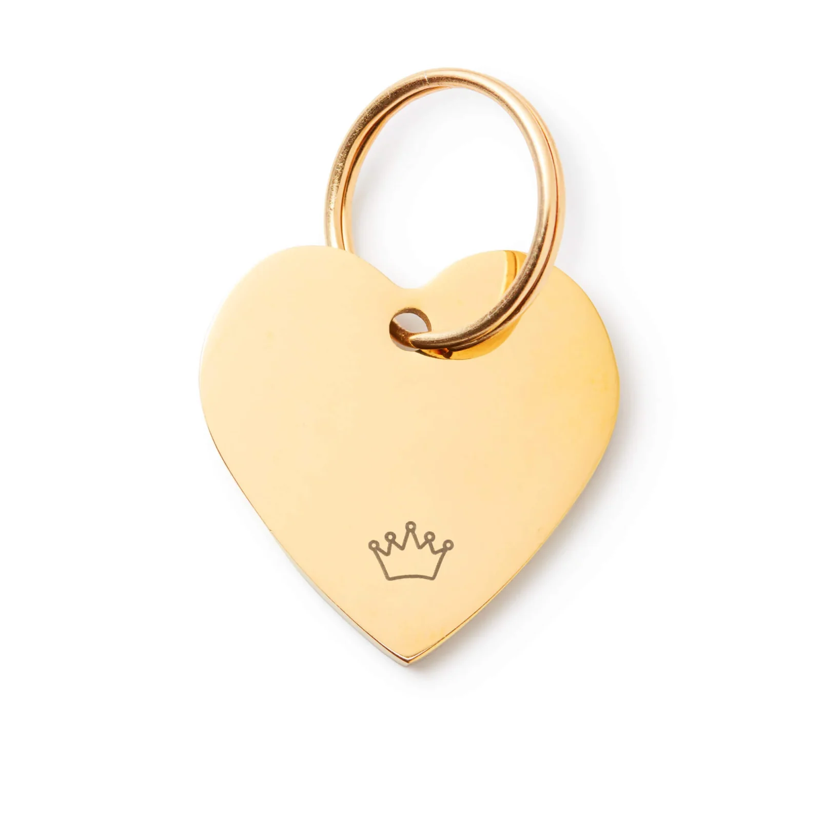 Heart Pet ID Tag: Crown Icon - Image 2