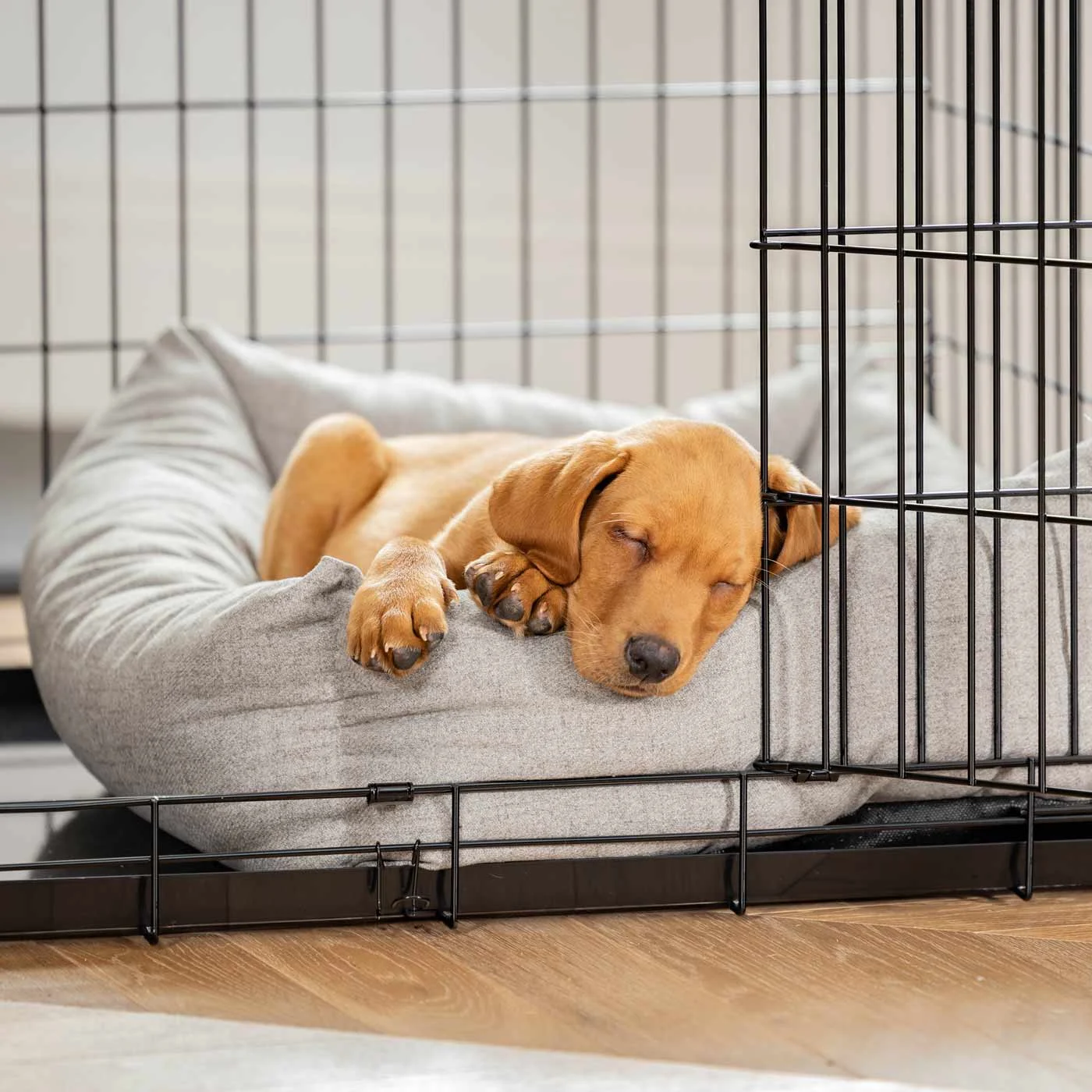 Dog Crate with Cosy & Calming Puppy Crate Bed in Inchmurrin Ground by Lords & Labradors - Image 2