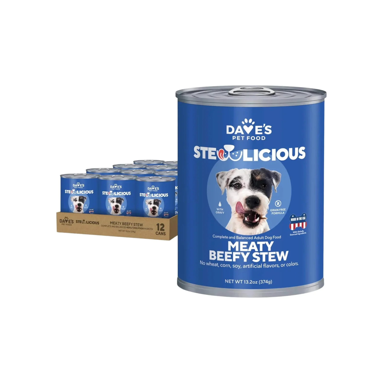 Dave's Pet Food Stewlicious Grain Inclusive Wet Dog Food