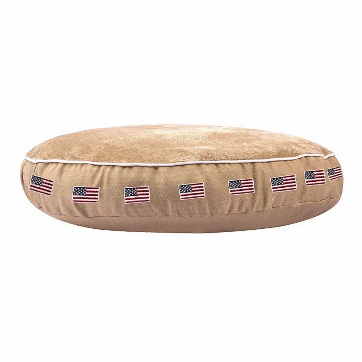 Halo American Flag Round Dog Bed - Image 2