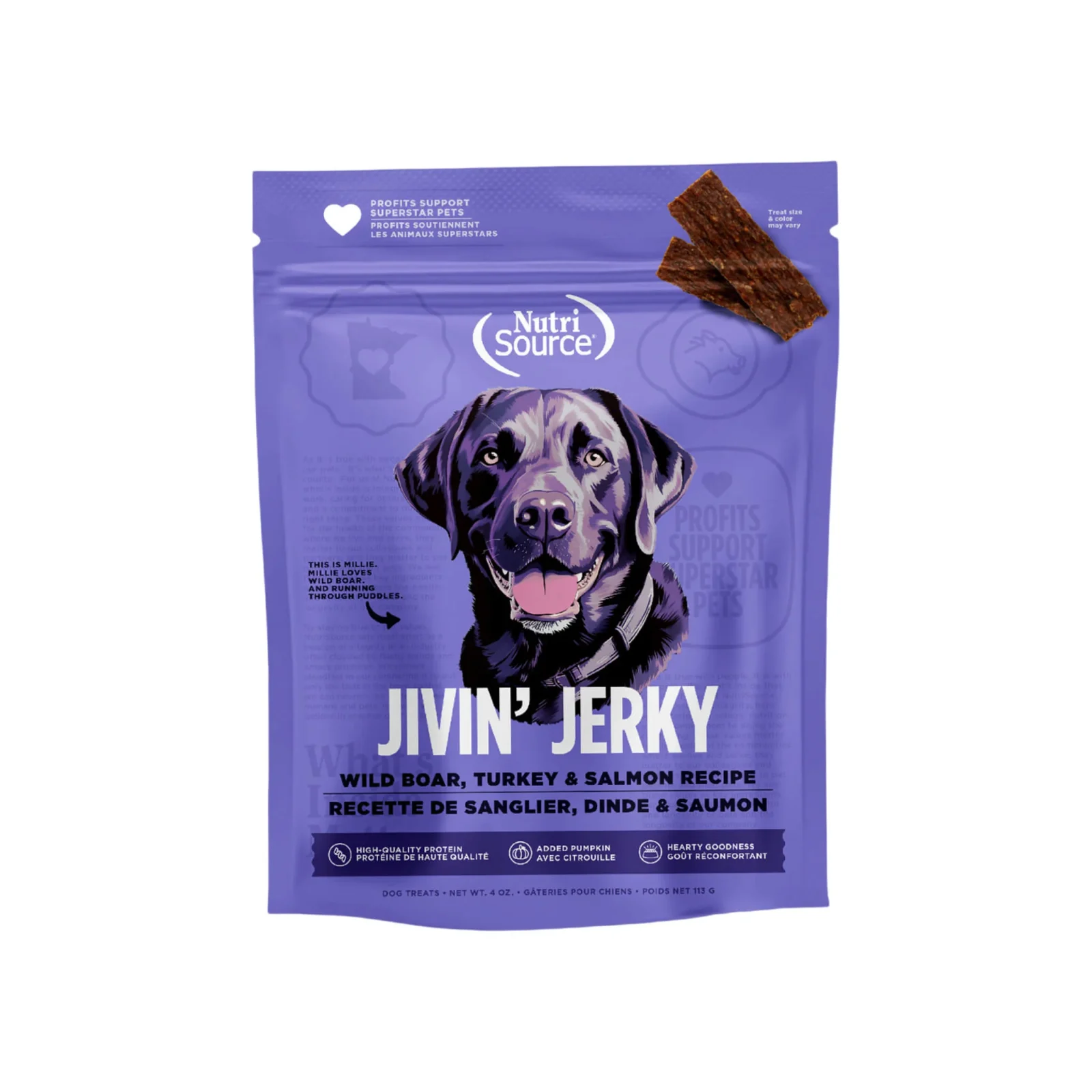 Nutrisource Jivin' Jerky Dog Treats - Image 2