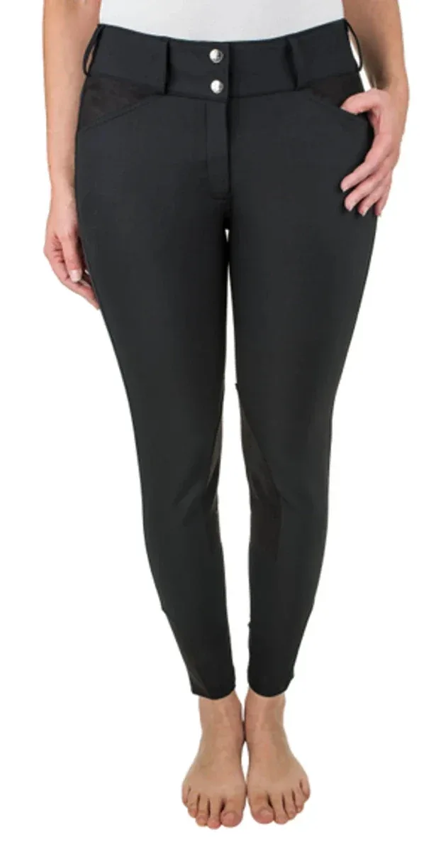 Equine Couture Ladies Coolmax Champion Knee Patch Breeches - Image 2