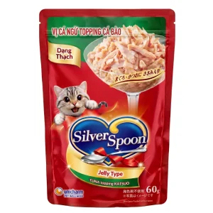 Unicharm Silver Spoon Pouched Bonito Jelly Katsuo Cat Wet Food