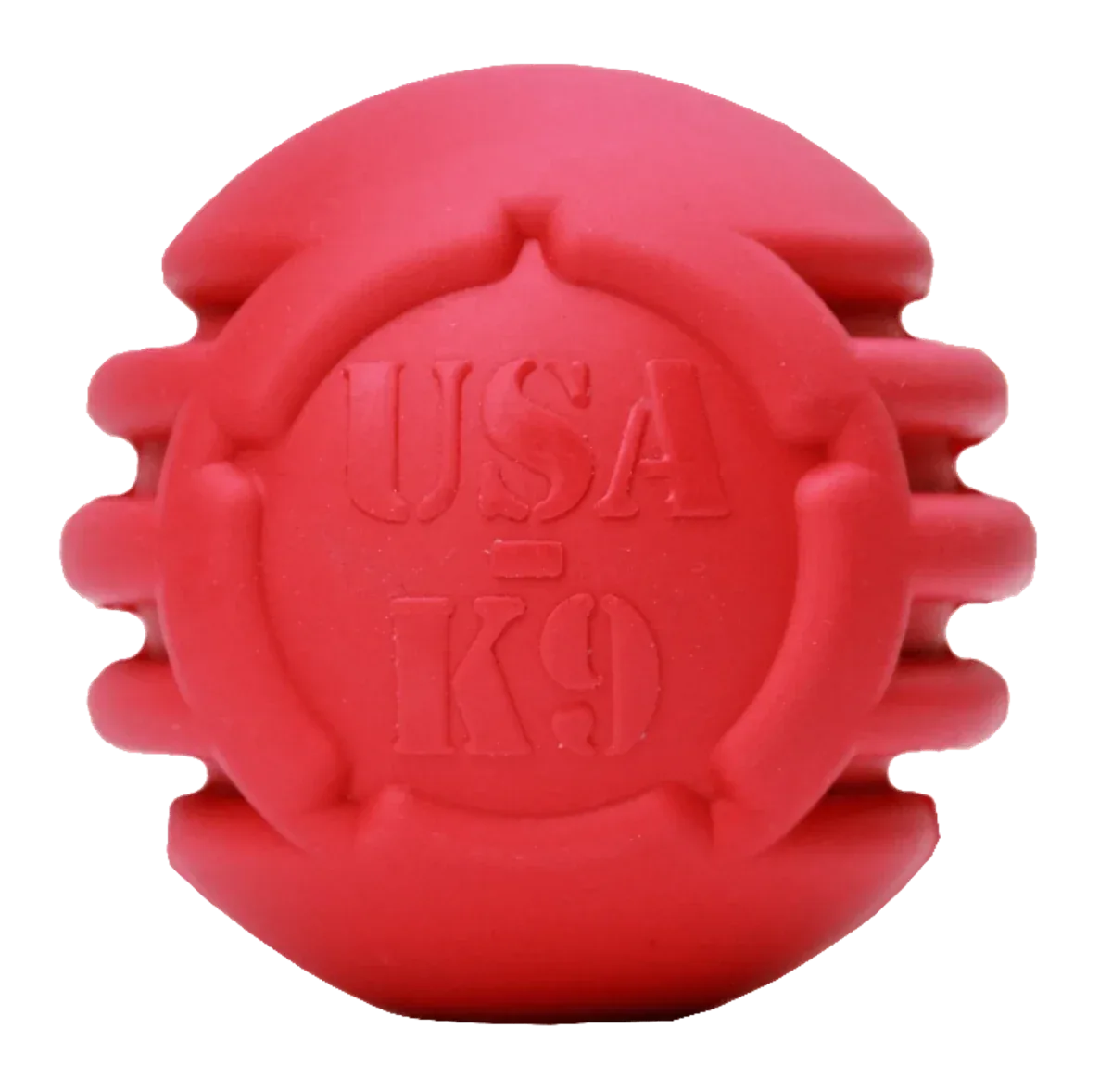USA-K9 Stars and Stripes Ultra-Durable Rubber Dog Chew Ball