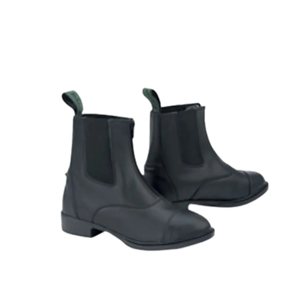 Lettia Ladies Zip Paddock Shoes- Black- 6 - Image 2