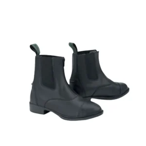 Lettia Ladies Zip Paddock Shoes- Black- 6
