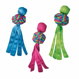 KONG Wubba Weaves Dog Tug Dog Toy Assorted, SMALL