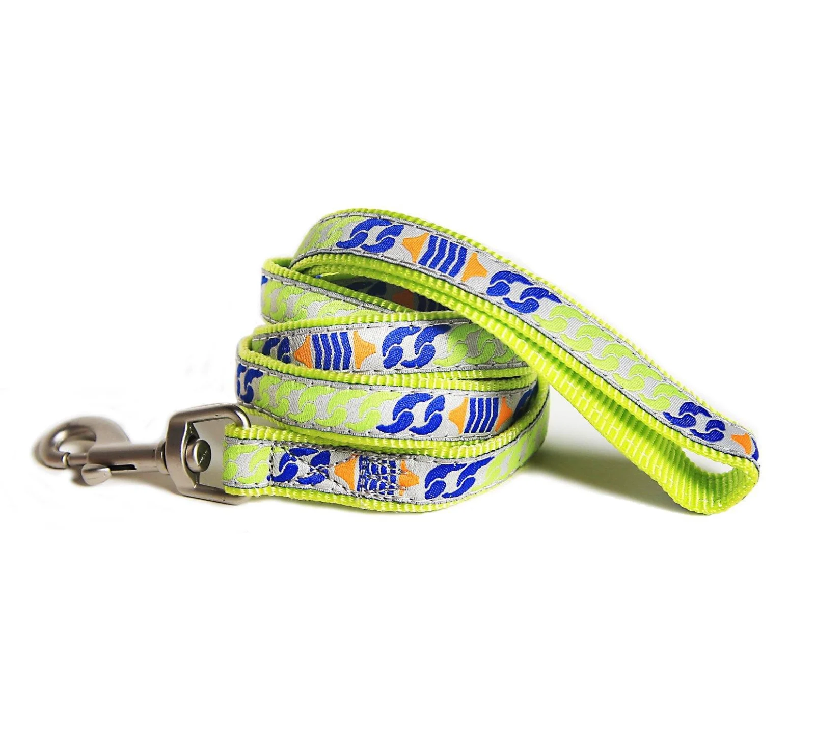 Touchdog Tough Stitched Durable Embroidered Leash and Harness - Yellow - Image 2