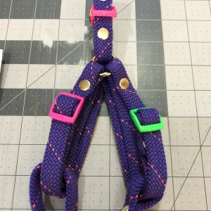 Marley Flat Rope Harness - Purple Pink