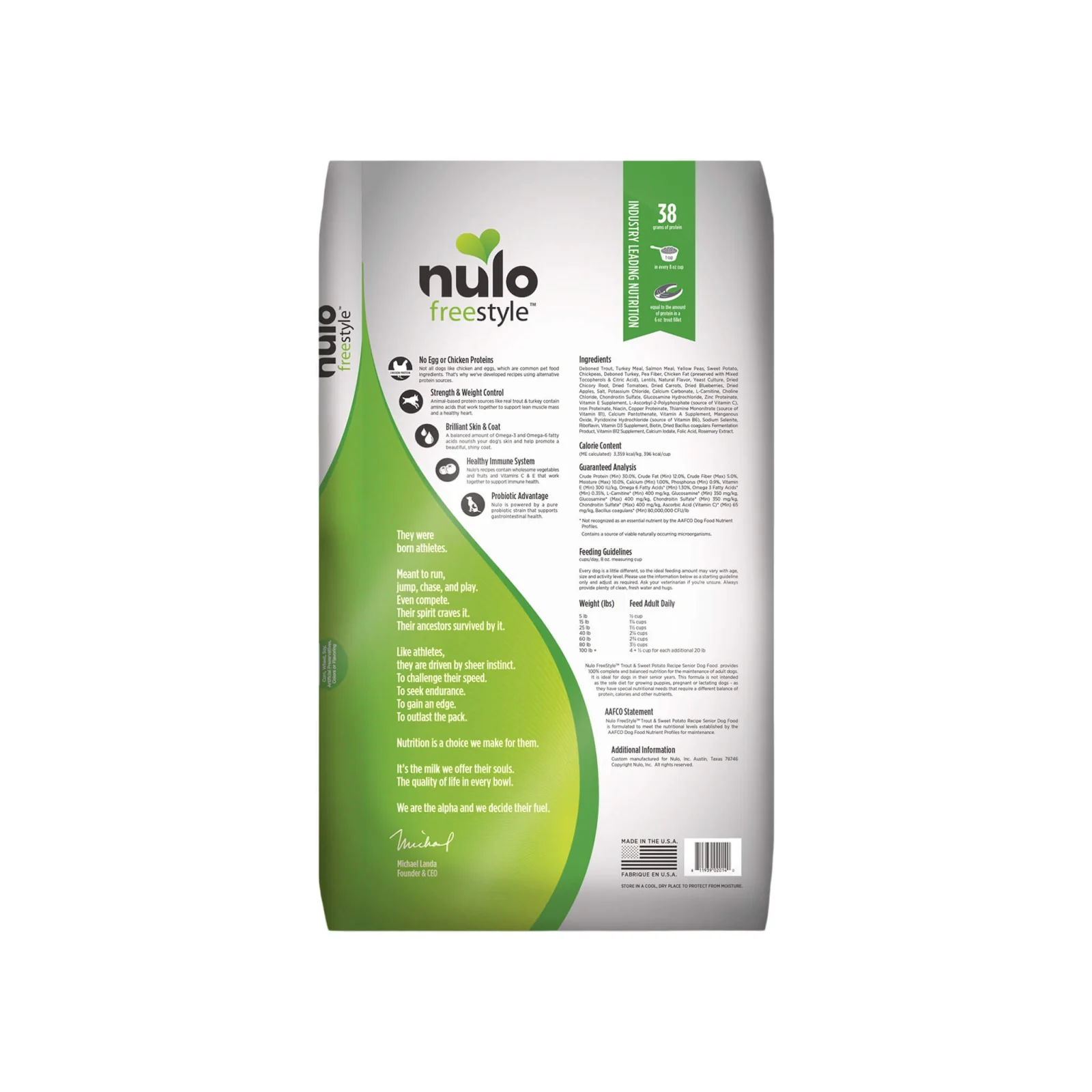 Nulo Freestyle Grain Free Senior Dry Dog Food - Image 2