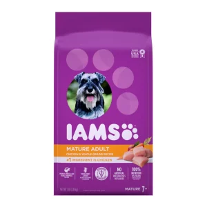 IAMS Mature Adult Senior Dry Dog Food Real Chicken 7 lb