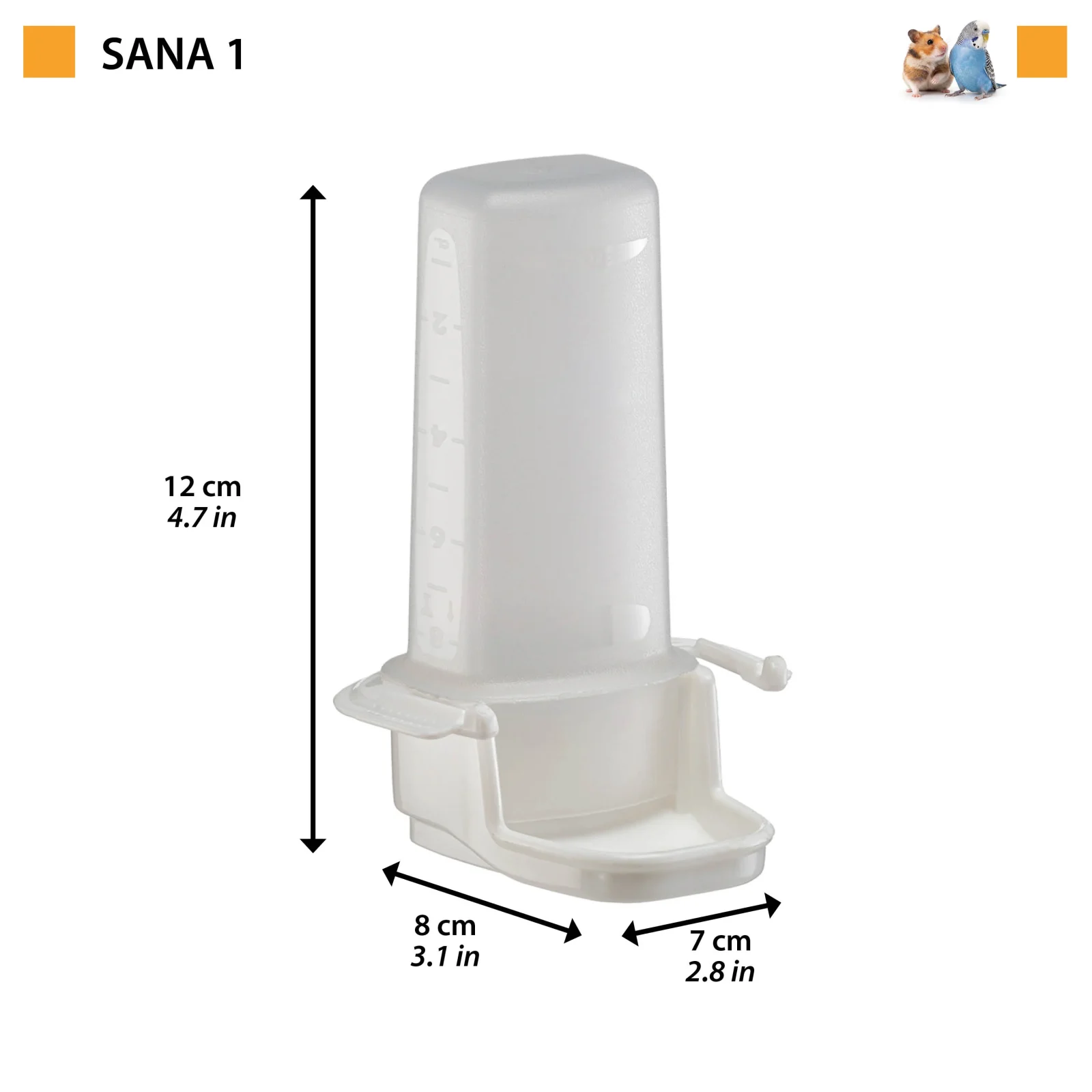 Water or food dispenser for hamsters and birds - Image 2