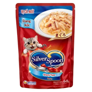 Unicharm Silver Spoon Pouched Tuna Gravy Torokeru Maguro Cat Wet Food