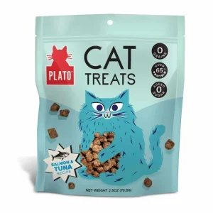 Plato Air-Dried Cat Treats Tuna & Salmon Recipe 2.5 oz
