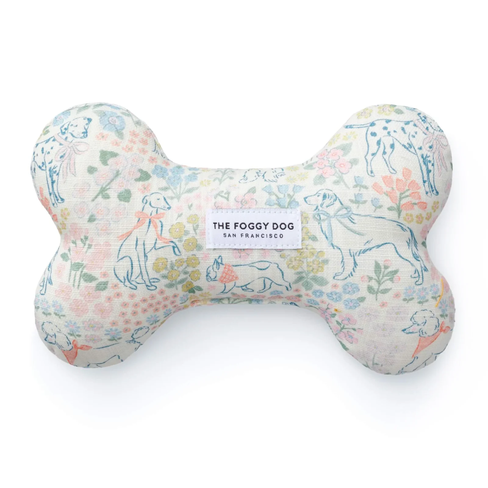 The Foggy Dog x Petite Keep Pretty as a Pup Dog Squeaky Toy