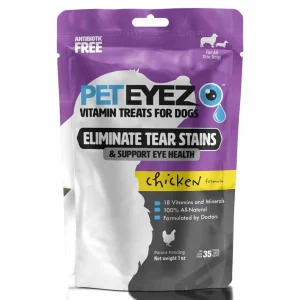 Pet Eyez Vitamin Dog Treats for Dogs Chicken Formula 1 oz