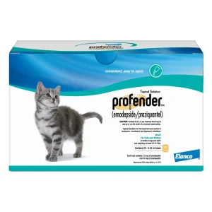 Profender for Cats & Kitten: Topical Cat Dewormer | Profender Spot-On Flea Tick Solution