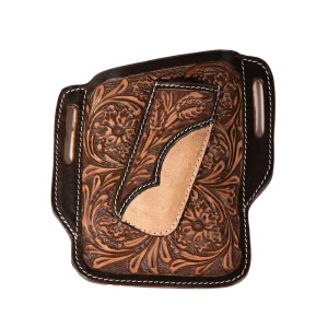 Professionals Choice Antique Floral Cell Phone and Knife Sheath Belt Holder